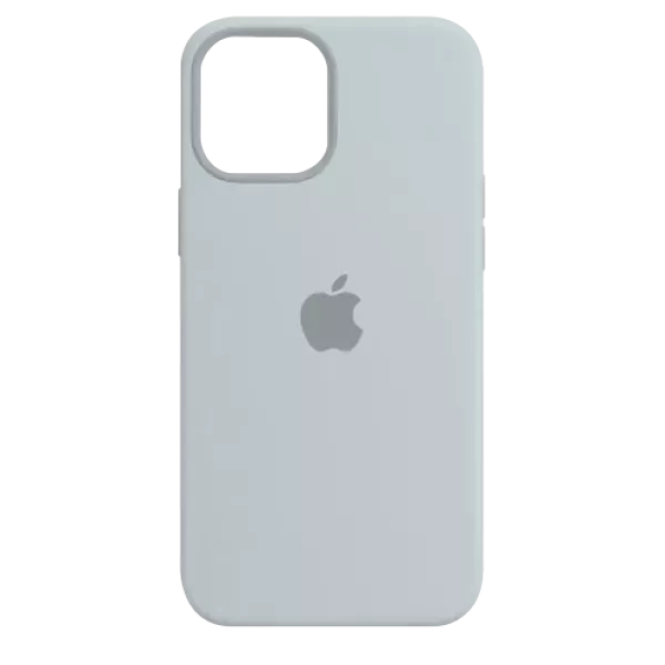 Funda Silicone Case Iphone 16 Pro Max Gris Claro